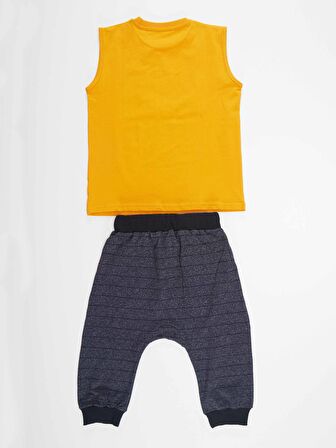 Motocross Erkek Çocuk T-shirt Baggy Kapri Takım