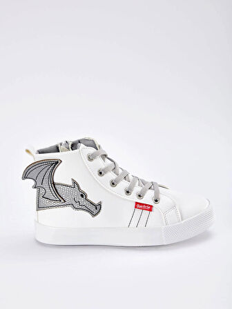 Ejderha Erkek Çocuk Beyaz Sneakers