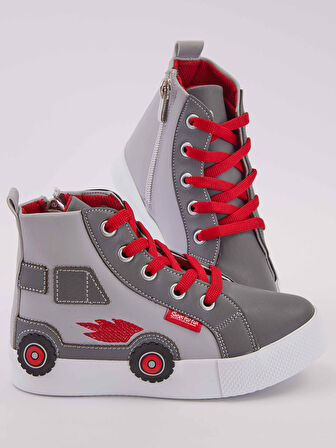 Araba Erkek Çocuk Gri Sneakers