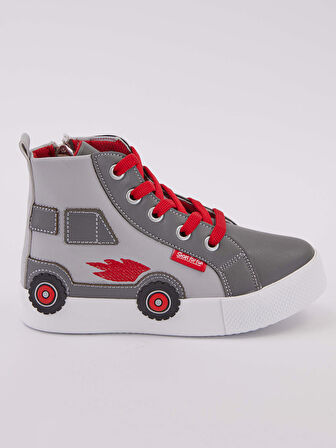 Araba Erkek Çocuk Gri Sneakers