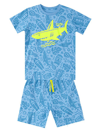 Shark Erkek Çocuk T-shirt Şort Takım