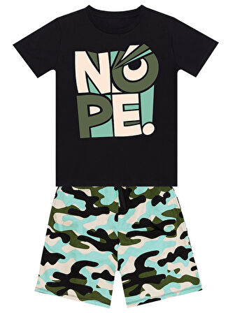 Nope Erkek Çocuk T-shirt Şort Takım