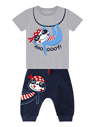 Ahoy Koala Erkek Çocuk T-shirt Kapri Şort Takım