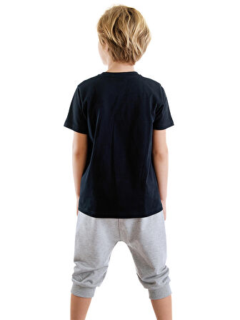 Catch Wave Erkek Çocuk T-shirt Kapri Şort Takım