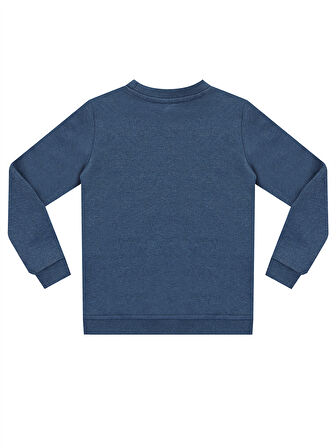 Uzay Kaşifi Erkek Çocuk İndigo Sweatshirt