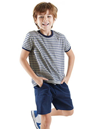 Erkek Çocuk Basic T-shirt Şort Takım