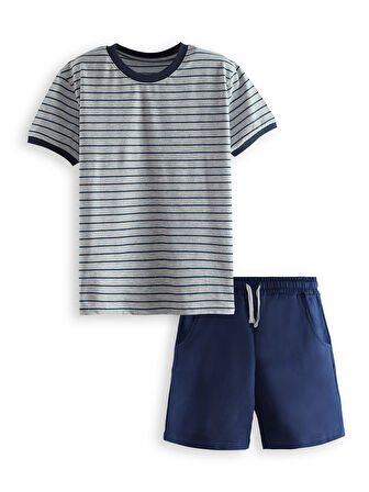 Erkek Çocuk Basic T-shirt Şort Takım