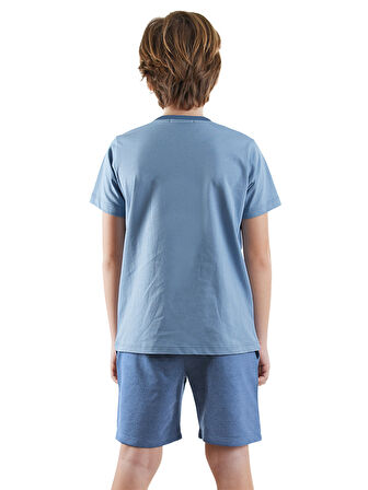 Dinolar Erkek Çocuk T-shirt Şort Takım