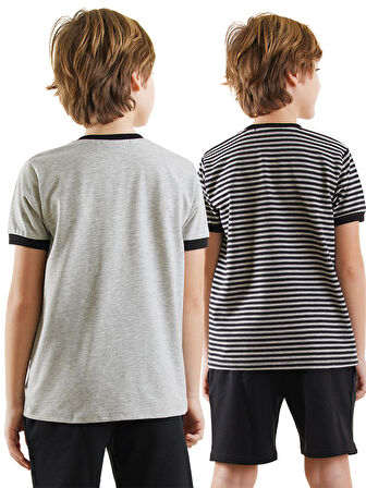 Pirate Erkek Çocuk 2'li T-shirt Takım