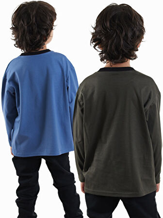 Skate Erkek Çocuk 2'li Paket T-shirt