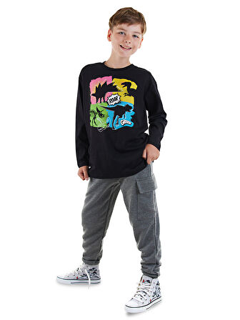 Dinolar Erkek Çocuk T-shirt Pantolon Takım