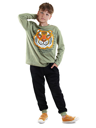 Kaplan Erkek Çocuk T-shirt Pantolon Takım