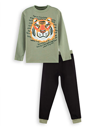 Kaplan Erkek Çocuk T-shirt Pantolon Takım