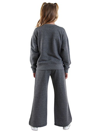 Unicorn Kız Çocuk Gri Eşofman Takımı