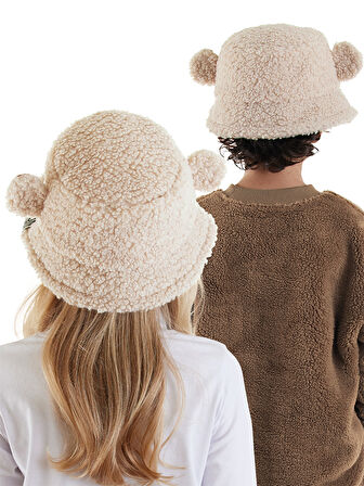 Unisex Peluş Kulaklı Balıkçı Şapka