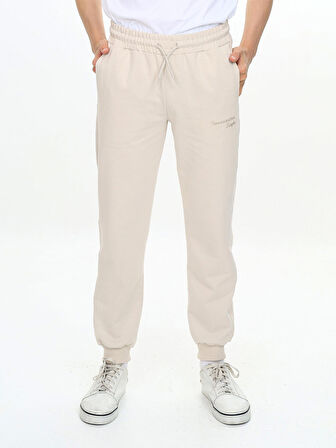 Erkek Çocuk Taş Rengi Eşofman Altı