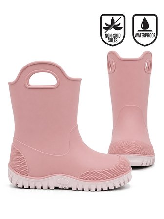 Kız Çocuk Pembe Renk Su Geçirmez Yağmur Botu (24-33 N)