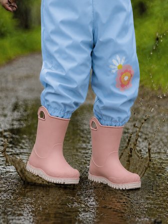 Kız Çocuk Pembe Renk Su Geçirmez Yağmur Botu (24-33 N)
