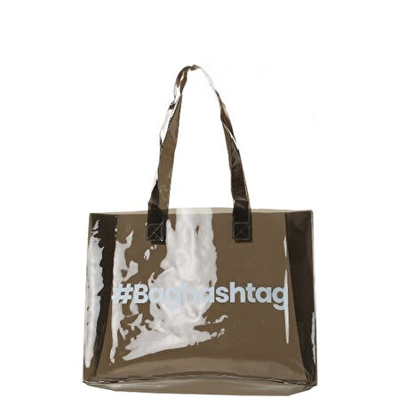 Baghashtag Siyah Şeffaf Plaj Çantası