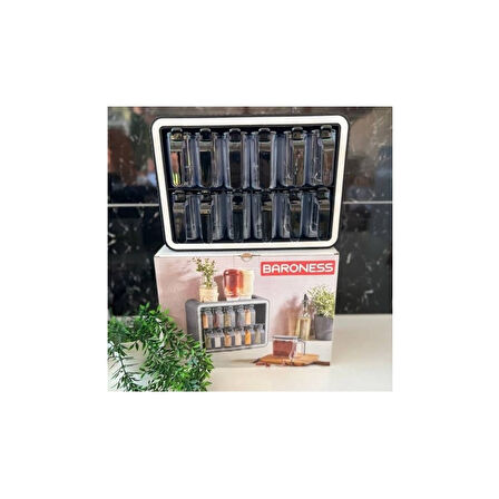 BARONES BAHARAT SETİ 12 PARÇA BRNS.11553 5531 SİYAH