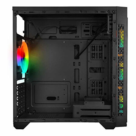 PowerBoost VK-C12B USB 3.2 RGB ATX Mid Tower Siyah Kasa