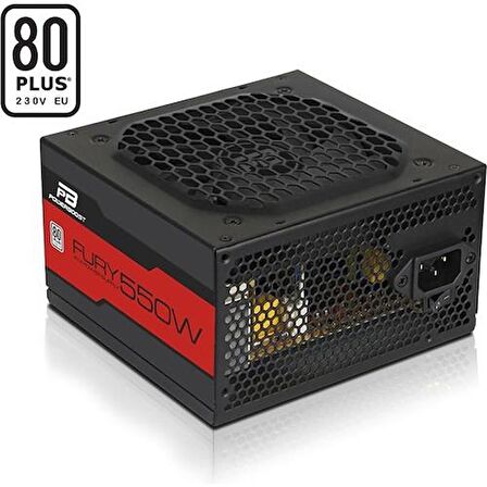 POWER BOOST FURY 550W 80+ 120mm Fanlı PSU