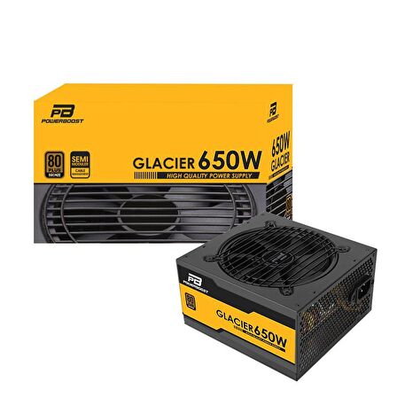 POWERBOOST 650 W P.SUPPLY,GLACIER 12cm,80+BRONZE BST-ATX650B