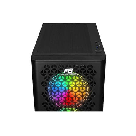PowerBoost VK-M202B USB 3.0 ATX Mesh RGB Fan Siyah Kasa (PSU Yok) 