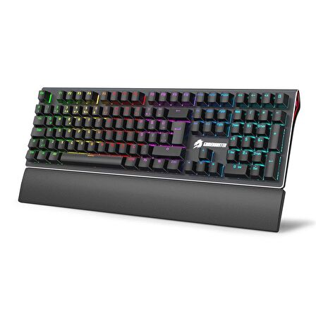 GameBooster GB-G908 Bolt Red Switch Rainbow Mekanik Gaming Klavye