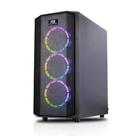 POWERBOOST POWERSIZ X58RGB 4X ARGB FANLI MID-TOWER KASA