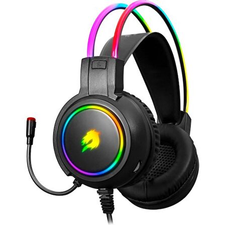 Gamebooster H18L Firefly Rgb 7.1 Oyuncu Kulaklığı Siyah (GB-H18L)