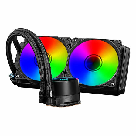 PowerBoost Deep 240 ARGB 240mm AM5/1700P Siyah İşlemci Sıvı Soğutucu