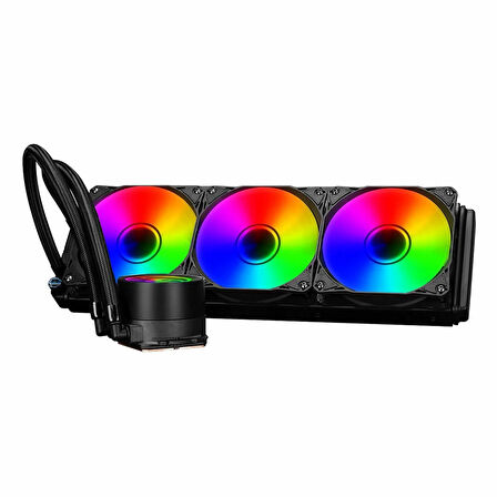 PowerBoost Deep 360 ARGB 360mm AM5/1700P Siyah İşlemci Sıvı Soğutucu