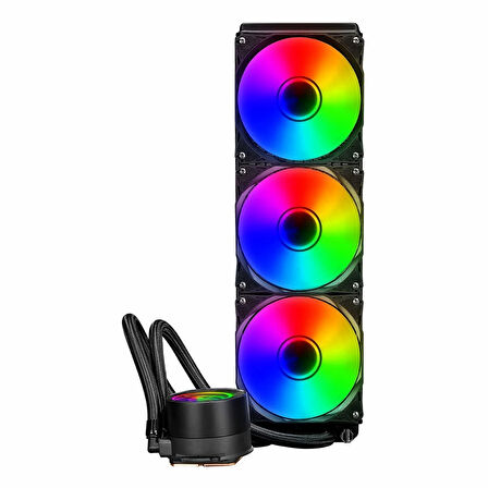 PowerBoost Deep 360 ARGB 360mm AM5/1700P Siyah İşlemci Sıvı Soğutucu