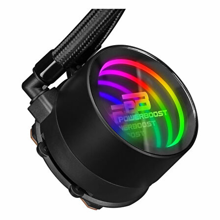 PowerBoost Deep 360 ARGB 360mm AM5/1700P Siyah İşlemci Sıvı Soğutucu