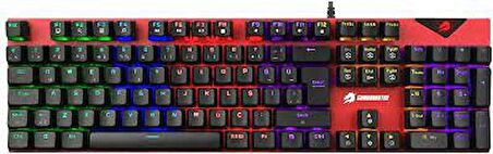 Gamebooster Gb-g44 Radiance Rainbow Aydınlatmalı Outemu Red Switch Mekanik Oyuncu Klavyesi 38408