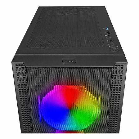 PowerBoost VK-G3506S USB 3.2 ARGB ATX Mid Tower Siyah Kasa