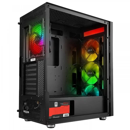 POWERBOOST PB-P3701B ATX ARGB FAN 80+ SİYAH 650W GAMING KASA