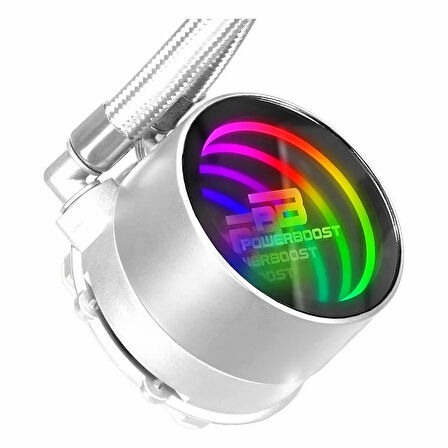 PowerBoost Deep 240 ARGB 240mm AM5/1700P Beyaz İşlemci Sıvı Soğutucu