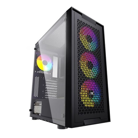 POWER BOOST PB-P501B 650W 80PLUS USB 3.0 ARGB FANLI MESH GAMING KASA