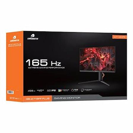 GameBooster 27" GB-2716FF PLUS 165Hz 0.5ms HDMI DP FreeSync GSync FHD SS IPS Gaming Monitör