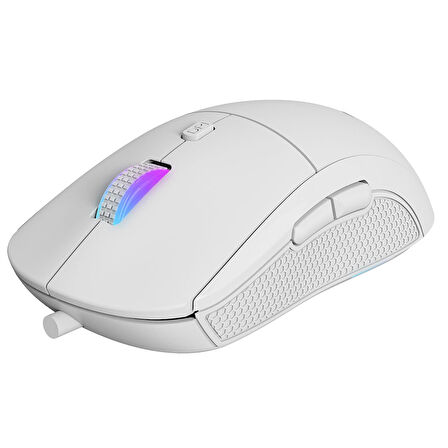 GameBooster GB-M11W Dire RGB 12.800 DPI Beyaz Kablolu Gaming Mouse