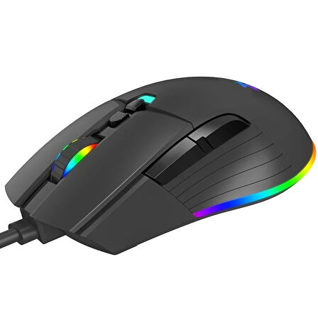 GameBooster M12 Vital 12800 DPI Siyah RGB Gaming Mouse