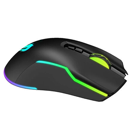 GameBooster M18 Inferno 10000 DPI Siyah RGB Kablosuz Gaming Mouse