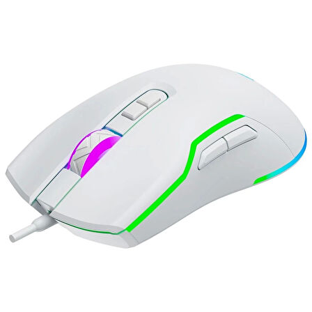 GameBooster M18 Inferno 10000 DPI Beyaz RGB Kablosuz Gaming Mouse