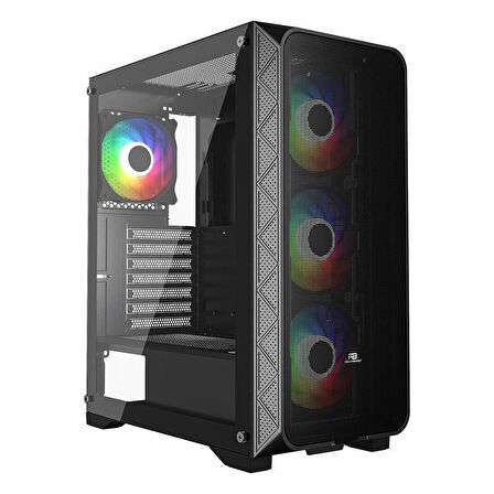 PowerBoost PB-PS5846B 600W 80+ USB 3.2 LED ATX Mid Tower Siyah Kasa