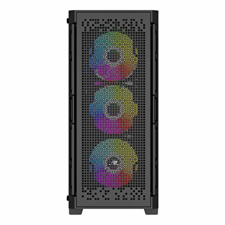 PowerBoost PB-PS7840B 600W USB 3.2 LED ATX Mid Tower Siyah Kasa