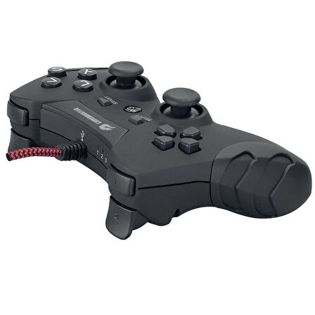 GameBooster GB-J54B PS3/PC Uyumlu Siyah Kablolu Gamepad