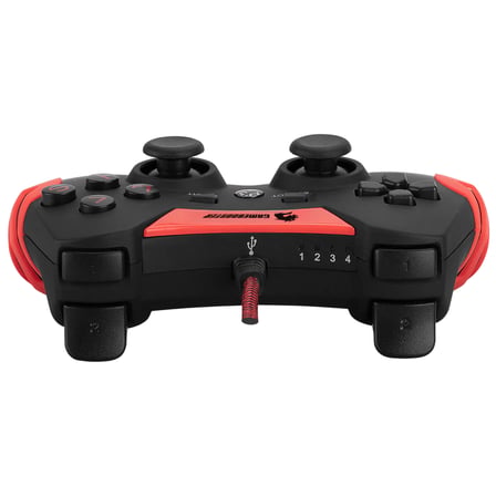 GameBooster GB-J54R PS3/PC Uyumlu Kırmızı Kablolu Gamepad