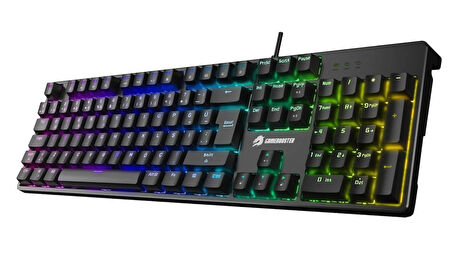 Gamebooster G24B Enigma Rainbow Aydınlatmalı Red Switch Mekanik Siyah Oyun Klavyesi